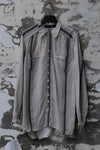 ARCHIVIO J.M.Ribot 24 Autumn/Winter Vertical Striped Shirt Italy AJM-SH22/DN-0 Black and White